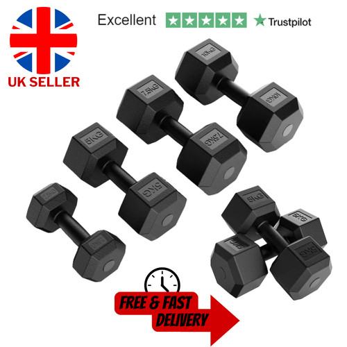 Exersci hex dumbbells 5kg - hex,