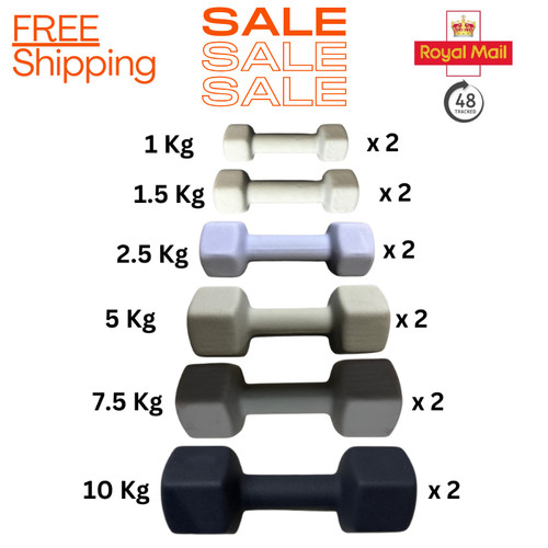 Hex dumbbell pairs - hex, sets