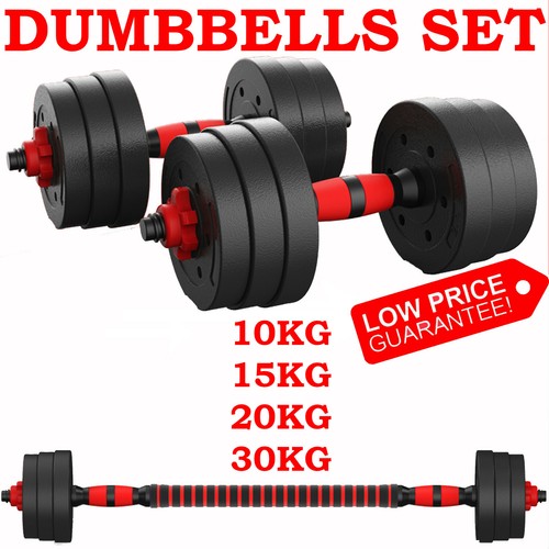 10kg 30kg dumbbells pair gym - dumbbells,
