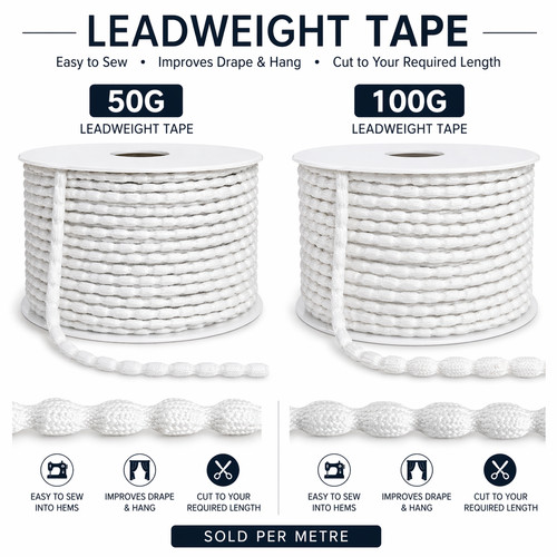 Curtain lead weight tape - weight, chain